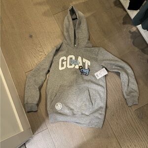 Gray GOAT Kids Hoodie Youth XL